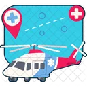 Ambulancia Helicoptero Veiculo Icon