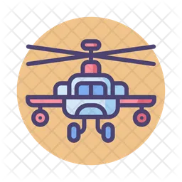 Helicóptero apache  Icono