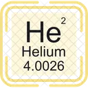 Helio Tabela Periodica Quimica Ícone