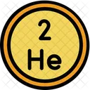 Helio Tabela Periodica Quimica Ícone