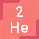 Helio Tabela Periodica Quimica Ícone