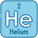 Helio Quimica Tabela Periodica Ícone