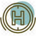 Helipad Helicopter Landing Pad Aircraft Landing Area Icon