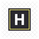 Helipad Helicopter Vehicle Icon