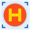 Heliport Helipad Helicopter Icon