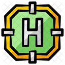 Heliponto Pista De Pouso Heliporto Icon