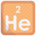 Helium Periodic Table Chemists Icon