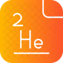 Helium Periodic Table Atom Icon
