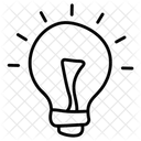 Helles Ideenkonzept  Symbol