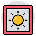 Helligkeits Kontrolle  Symbol
