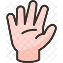 Hello Greeting Hand Icon
