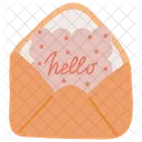 Hello Love Letter Icon