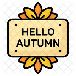 Hello Autumn  Icon