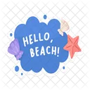Hello Beach  Icon