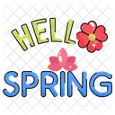Spring Greeting Card Icon