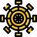 舵、船、ボート アイコン