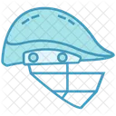 Cricket Helm Torwarthelm Symbol