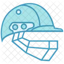 Cricket Helm Torwarthelm Symbol