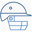 Cricket Helm Torwarthelm Symbol