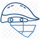 Cricket Helm Torwarthelm Symbol