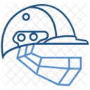 Cricket Helm Torwarthelm Symbol