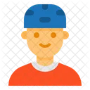 Helmet Skate Boy Icon