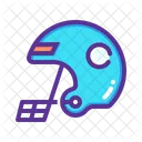 Helmet Rugby Head Icon