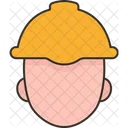 Helmet Construction Head Icon