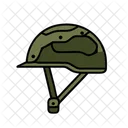 Helmet Protection Military Icon