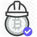 Helmet Miner Mining Icon