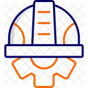Helmet Development Gear Icon