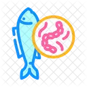 Helminth Fish Parasite Icon