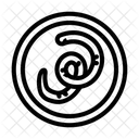 Helminth Worm Parasite Icon