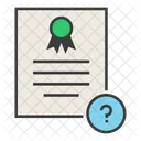 Help Info Certificate Icon