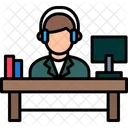 Help Desk Support Business Icon