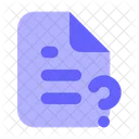 Help File Support File Question Icon