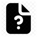 Help File Support File Question Icon
