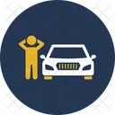 Help For Car Repairing Asking Automobile Icon