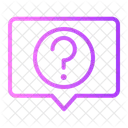 Help Question Speech Bubble Icon
