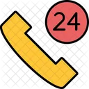 Help Line Call Hours Icon