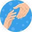 Helping Hand Support Aid Icon