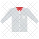 Kragen Langarm Kragenhemd Symbol