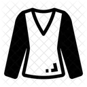 Hemd Langarmhemd V Ausschnitt Shirt Symbol