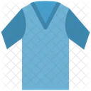 V Ausschnitt Hemd T Shirt Symbol