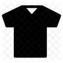 V Ausschnitt Hemd T Shirt Symbol