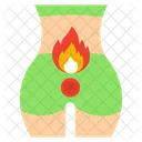 Hemorrhoids Anus Pain Icon
