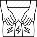 Hemorrhoids Anus Swollen Icon