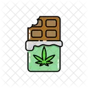 Chocolate Marijuana Cannabis Icône