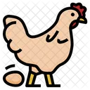 Poultry Chicken Farm Icon