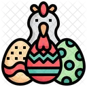 Hen Egg Easter Icon